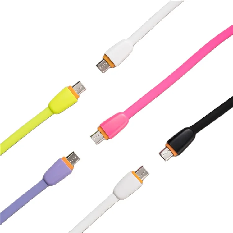 

Factory cheap wholesale 1M 3A data sync cable micro type c 8 pin universal fast charging cable, White/pink/purple/black/yellow