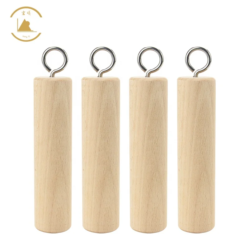 

Factory Direct aliba select Wooden Pull Up Climbing Hold Grips Exerciser Training Tools for Workout Grip Strength, Natural