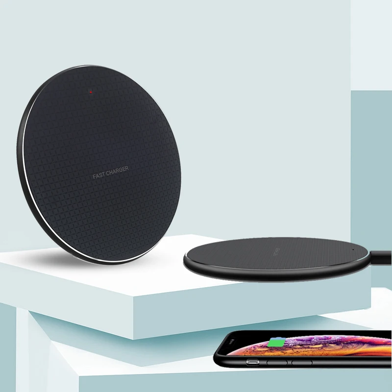 

China Shenzhen Wireless Universal Certified ABS Fast Short Circuit Protection 15W Wireless Charger Charging Pad