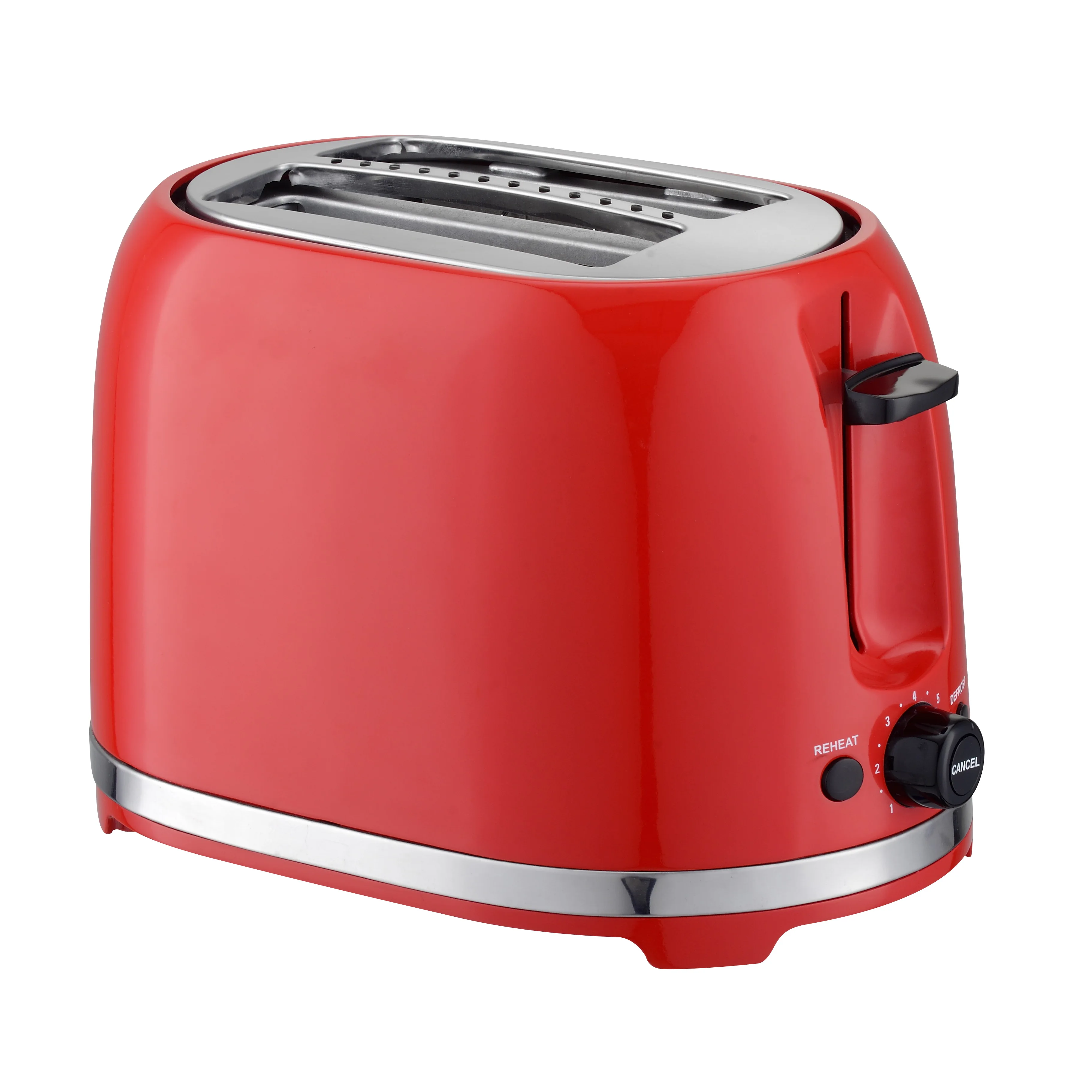 2 片便宜的便携式电动自动热狗烤面包机