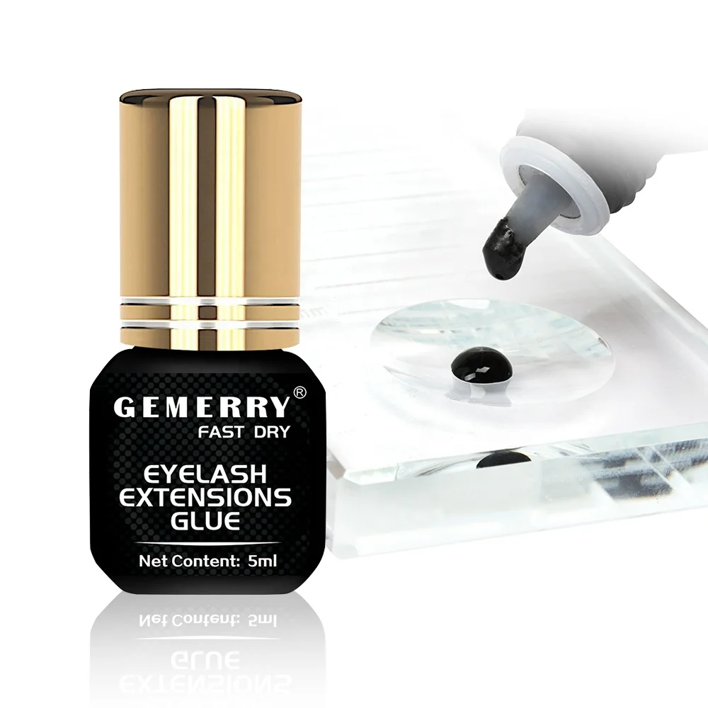 

GEMERRY Eyelash Extention Glue Fast Drying Fake Eyelashes Adhesive Waterproof Thick False Grafted Cola Para Cilios Eye Lash Glu