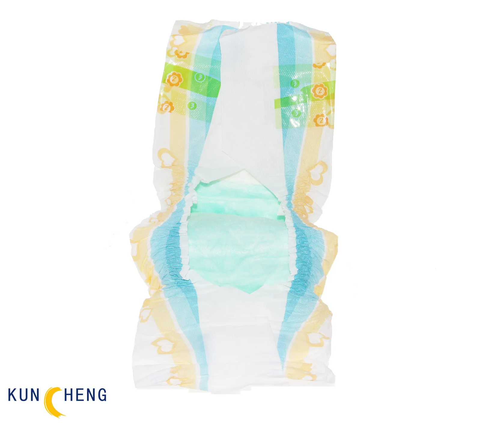 
baby diapers super thin soft touch adult diaper non woven breathable disposable high absorbability no leakage size m 27g/6g 