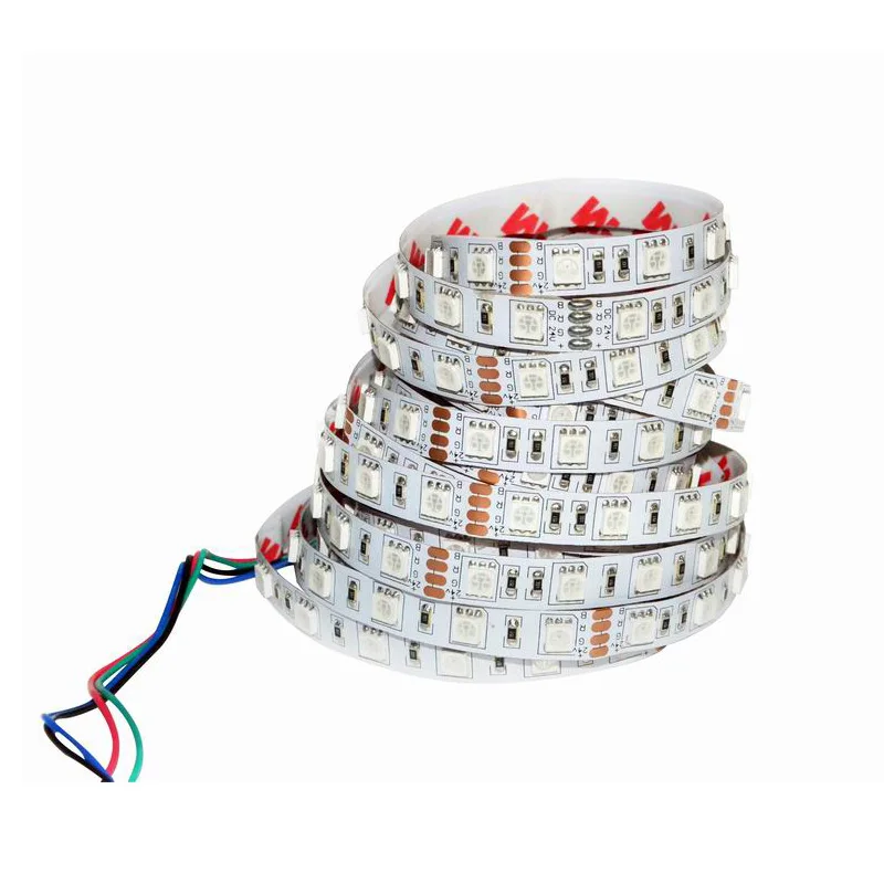 5050 Waterproof Flexible Led Light Strip 12v Led Light Strips RGB Lighting and Circuitry Design 80 UL Remote CONTROL WIFI ROHS