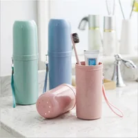 

Portable Toothbrush Cup Plastic Toothbrush Holder For Travel