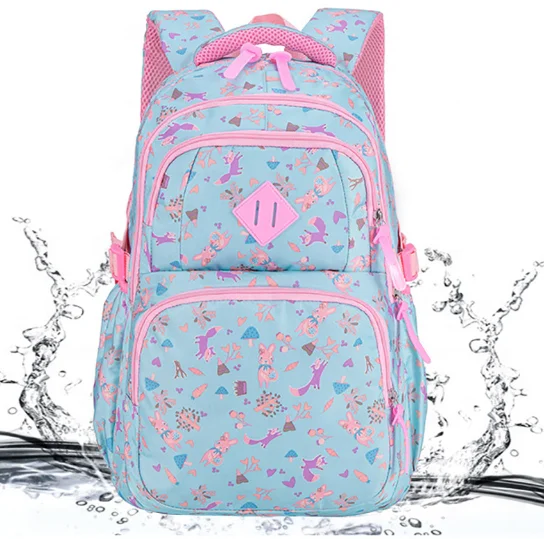 

New Fashion Backpacks Printed Schoolbag Lightweight Waterproof Kids Backpack