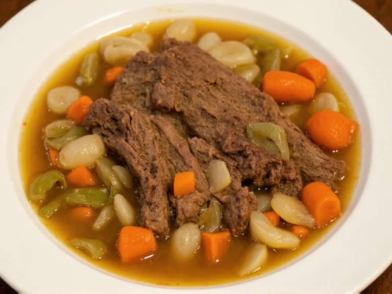 Perfect Crock Pot Pot Roast with Onion Soup Mix Recipe