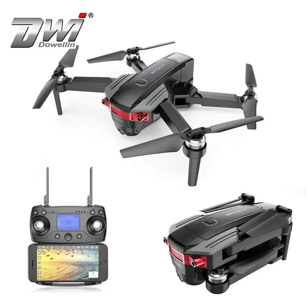 

DWI Dowellin 23 MIN Folding FPV 5G Brushless 4K Drones with HD Camera and GPS