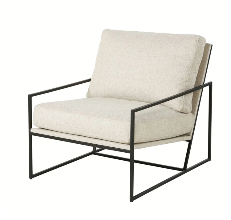 Iron cloth leisure chair