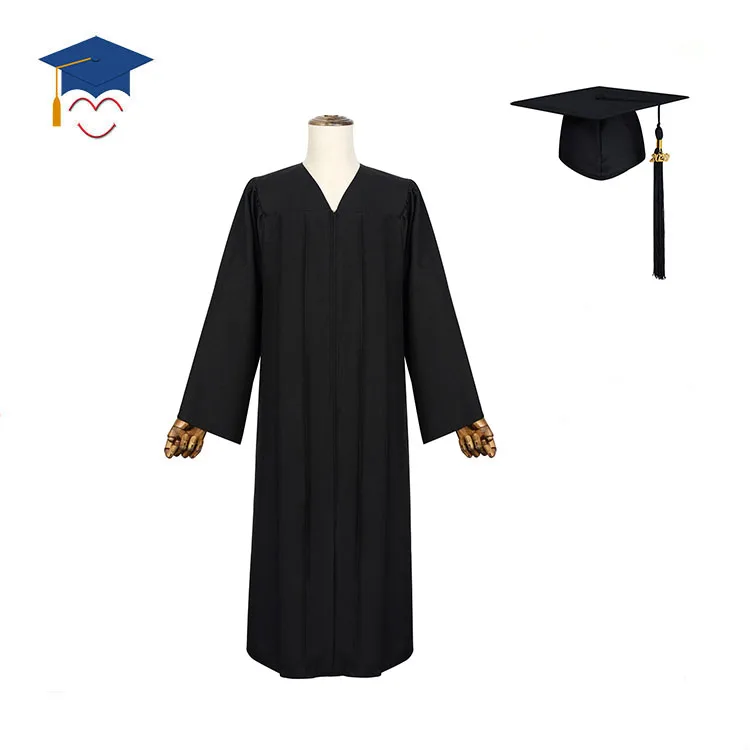 

High School Graduation Gown matte graduation dress graduation robes