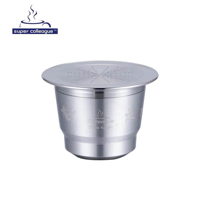 
Nespresso Coffee Capsule Stainless Steel Refillable Reusable Coffee Capsules Pod 