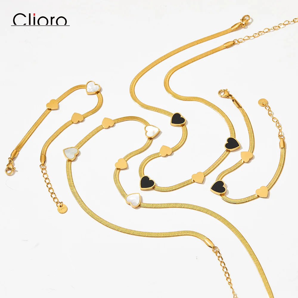 

Fashion Trending Love Jewelry Snake Stainless Steel Jewelry Set For Women Spring Fashion Jewelry