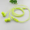 Nice packaging earpiece earphone wired handfree earphone Mobile phone 3.5mm audio jack colorful earphone