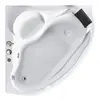 New modern multiplex acrylic comfortable SPA embedded artificial stone bathtub for promotion
