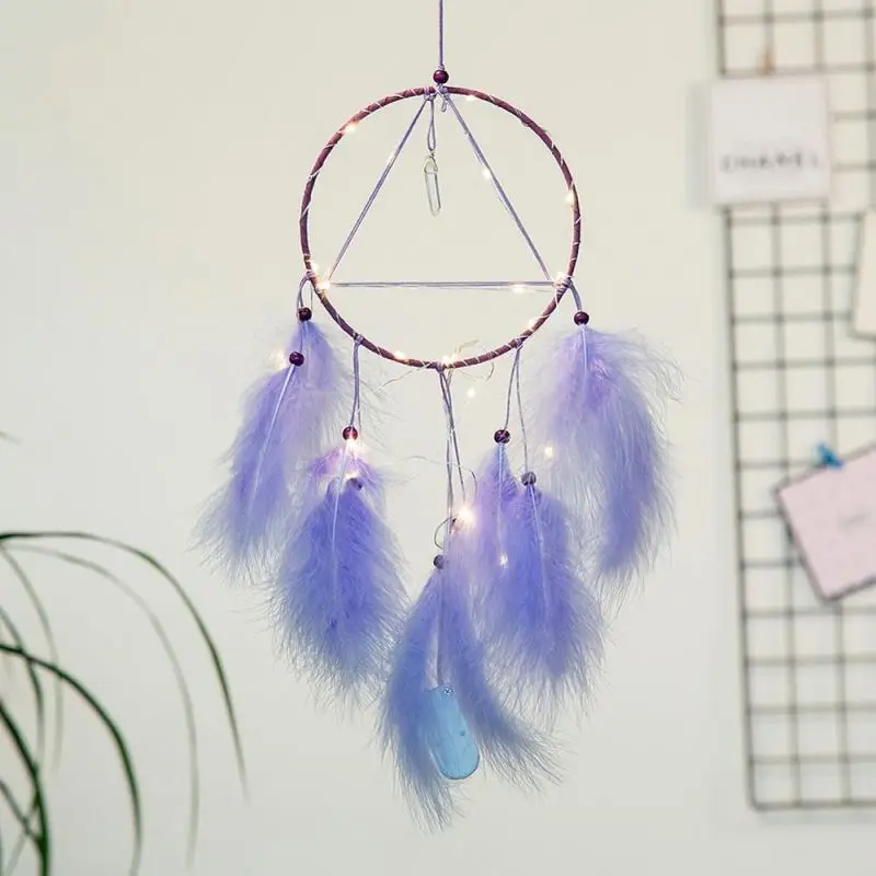 

natural stone white indian dream catcher home and wedding decoration