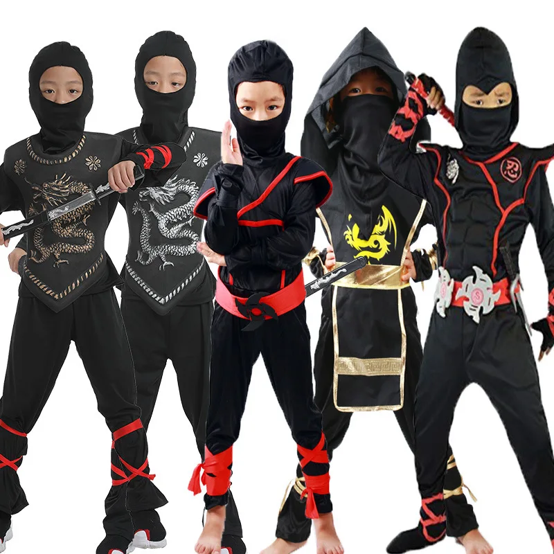 

Wholesale new style kids Halloween costume children ninja costume, Picture color