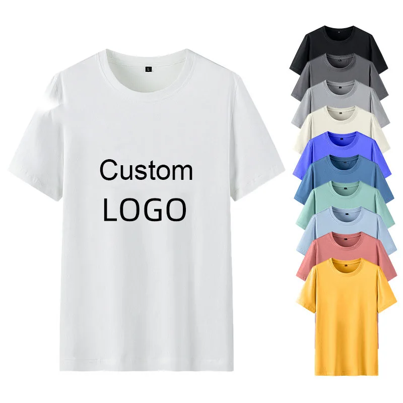 Your Own Design Brand Logo/picture Custom Men And Women Diy Cotton Tops ...