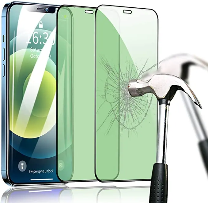 

Anti blue light eye blocking phone screen protector for iphone 11 12 Pro Max X Xr
