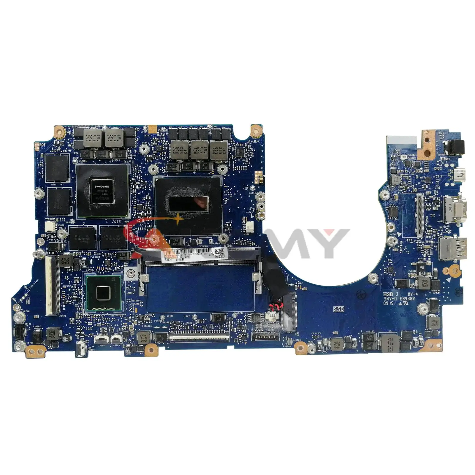 

N501JW i7-4720/i7-4750 CPU GTX960M 4G/8G RAM Motherboard For ASUS N501JW UX501JW UX501J N501J G501J G501JW Laptop Mainboard
