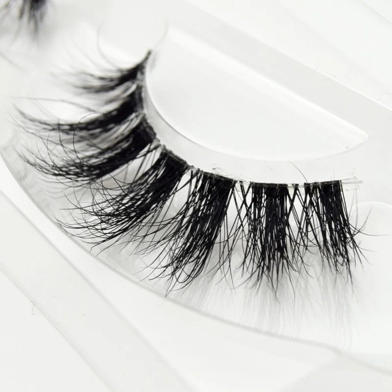 

F41 100% real Mink Hair Lashes Clear Invisible Band 3D Eyelash 3D Mink Lashes clear band false eyelashes, Natural black