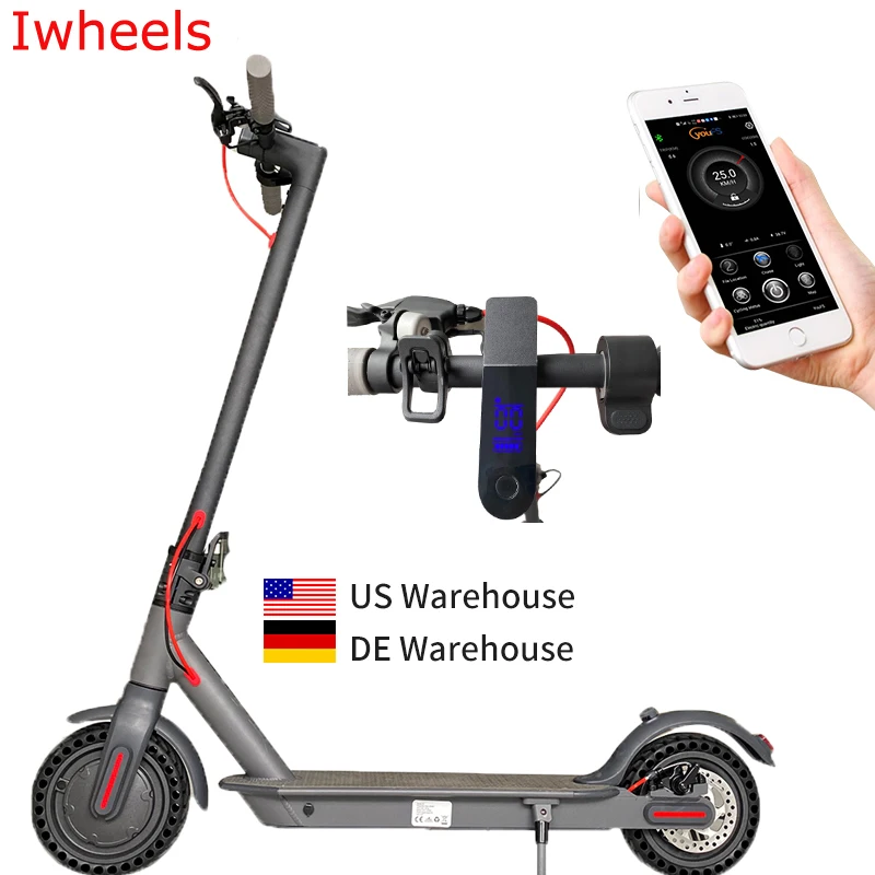 

Top Selling Electric Scooters Adult With 7.8Ah Battery Electric Motorcycles E Kick Scooter Wholesale In EU USA Warehouse, Black white