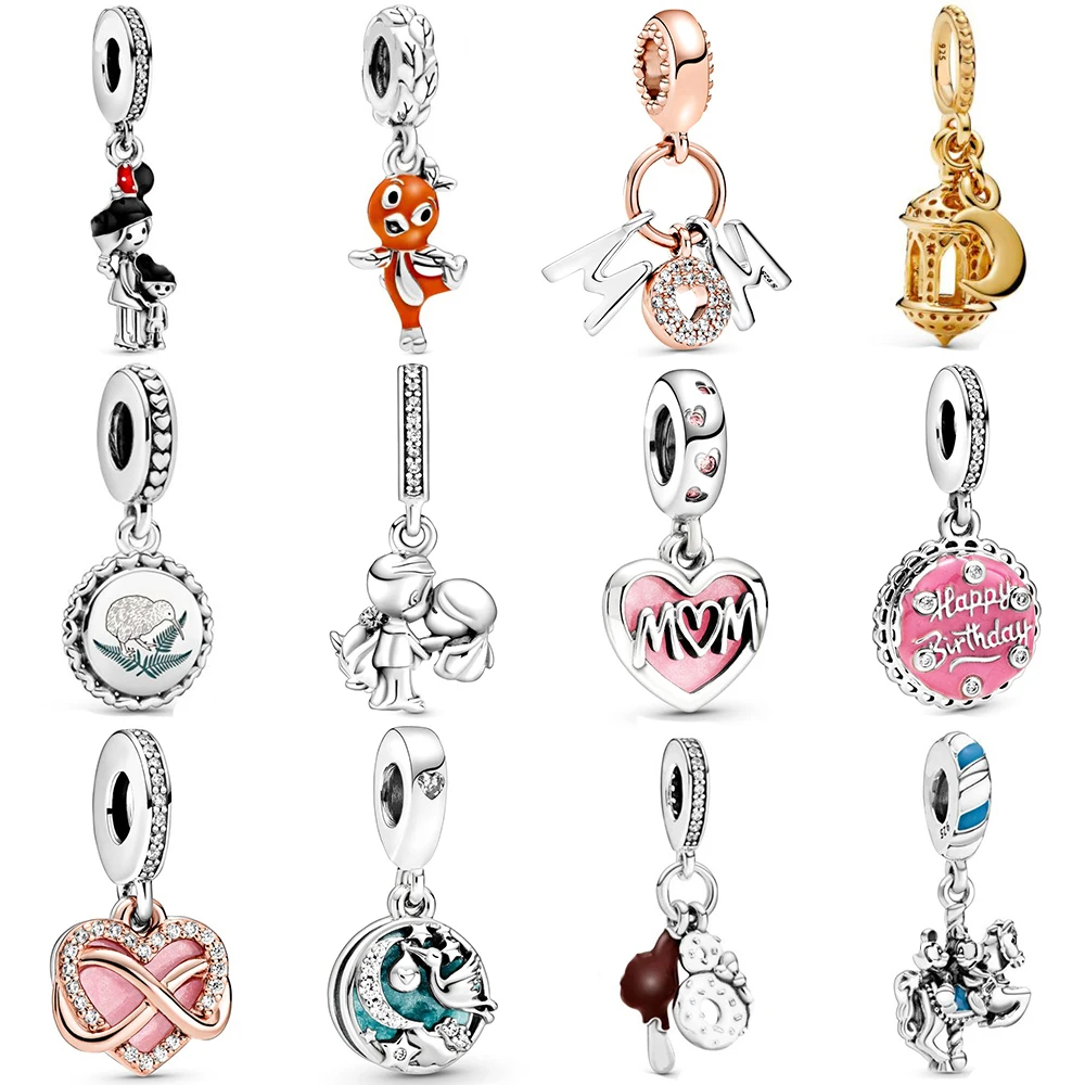 

NEW 100% 925 Sterling Silver Parks Mothers Day 2020 Collection Preview Dangle Charm Women Fit Diy Original Bracelet Jewelry