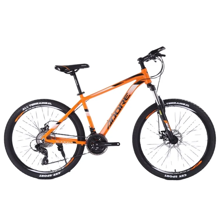 

26 inch 21 speed safety fashion mtb bike mountain bicycle, White red blue orange gray green