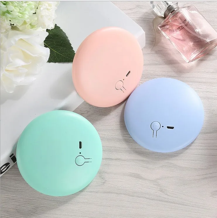 

Portable Small Pocket Battery Makeup Mirror LED Cosmetic Vanity Mirror, Green,blue,pink