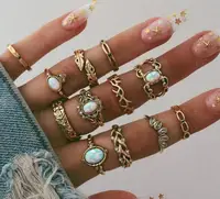 

Fashion saudi gold ring designs set for women Wholesale N912234