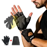 

Sweatproof Sports Gloves That Gym Comfortable Breathable Weight Lifting Gloves.