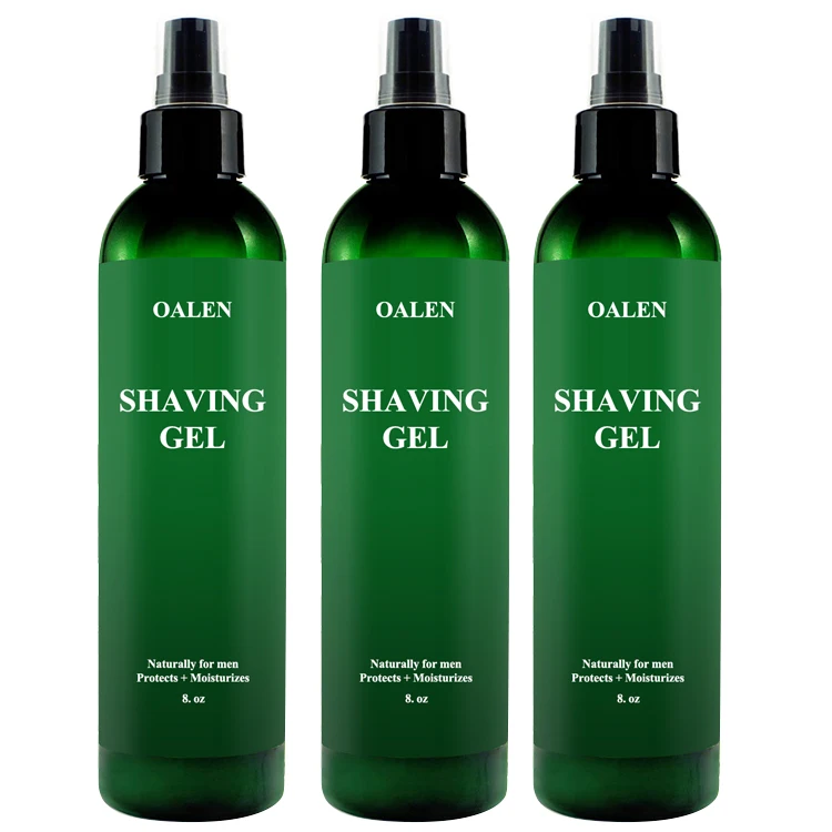 
Private Label Custom Skin Soothing Hair Beard Softening Clear Mens Shaving Gel  (62573532428)