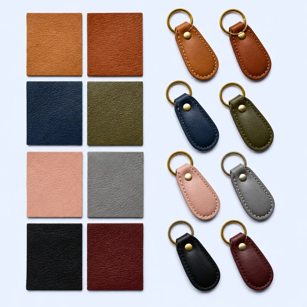 8-Color Leather Swatches Matrix