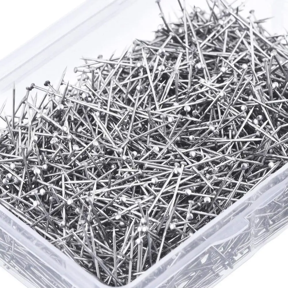 

Steel Straight Pins in pack of 2000pcs, Silver