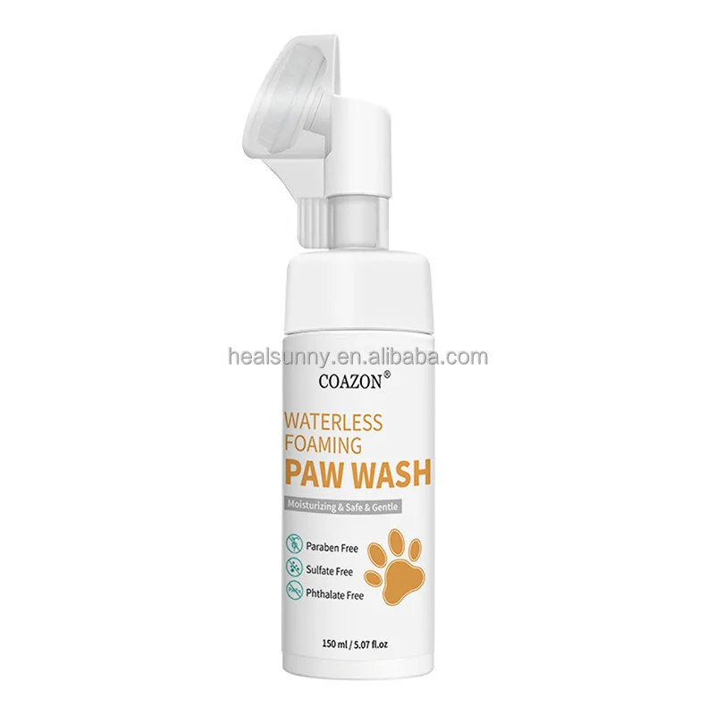 

Custom logo Natural Cleaning Foam Free Water-washing Anti Cracking Pet Dog Cat Paw Cleaning Supplies Foam