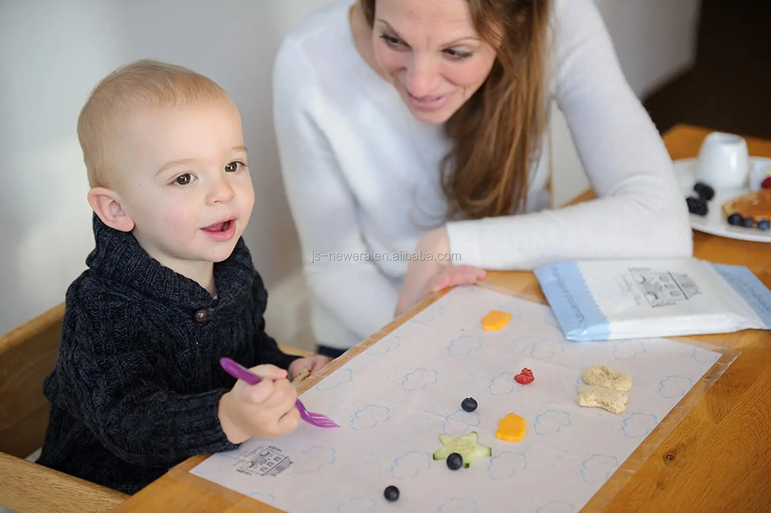 Custom Adhesive Super Sticky Disposable Placemat For Baby Or Toddler