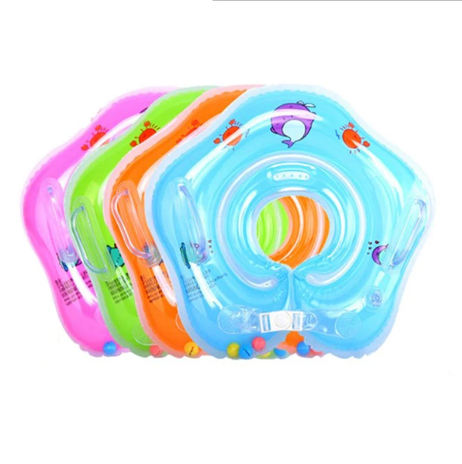 

Hot Sale PVC Safety Bath Inflatable Baby Swimming Kids Neck Float Ring, Colorful