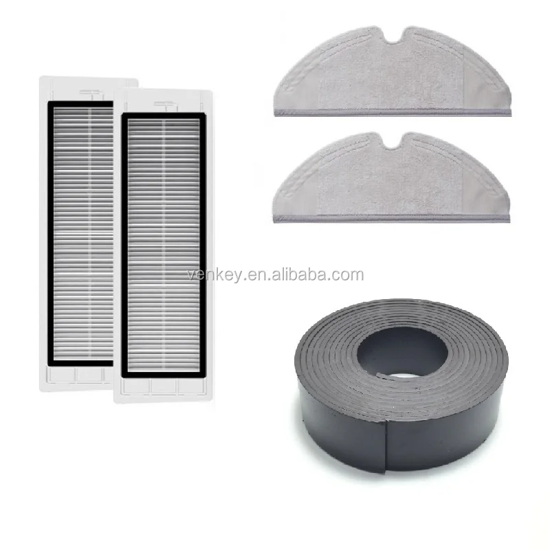 
Original Roborock Vacuum Cleaner S5 MAX S50 S51 S60 S61 Accessories Washable Filter Mop Cloth Magnetic Tape Invisible Wall 