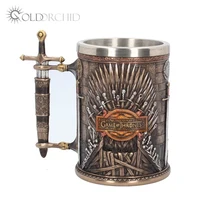 

The Seven Kingdoms Tankard Beer Mug New Style Game of Thrones Stainless Steel Coffee Mug