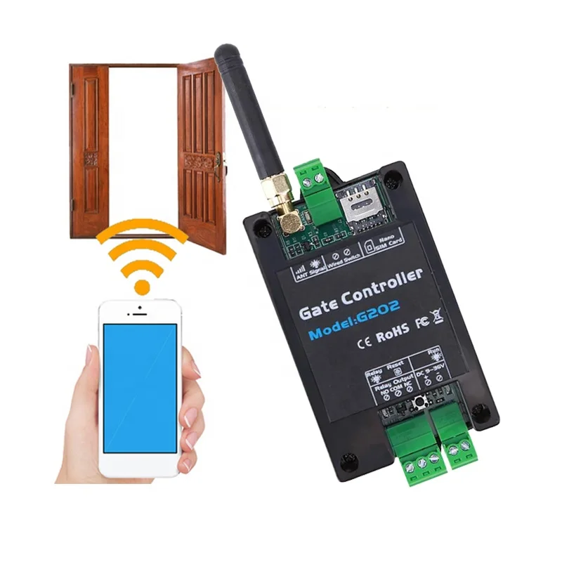 

4G Remote Controller G202 Single Relay Switch For Sliding Swing Garage Gate Opener( Replace RTU5024 ) 4G Gate Opener Controller