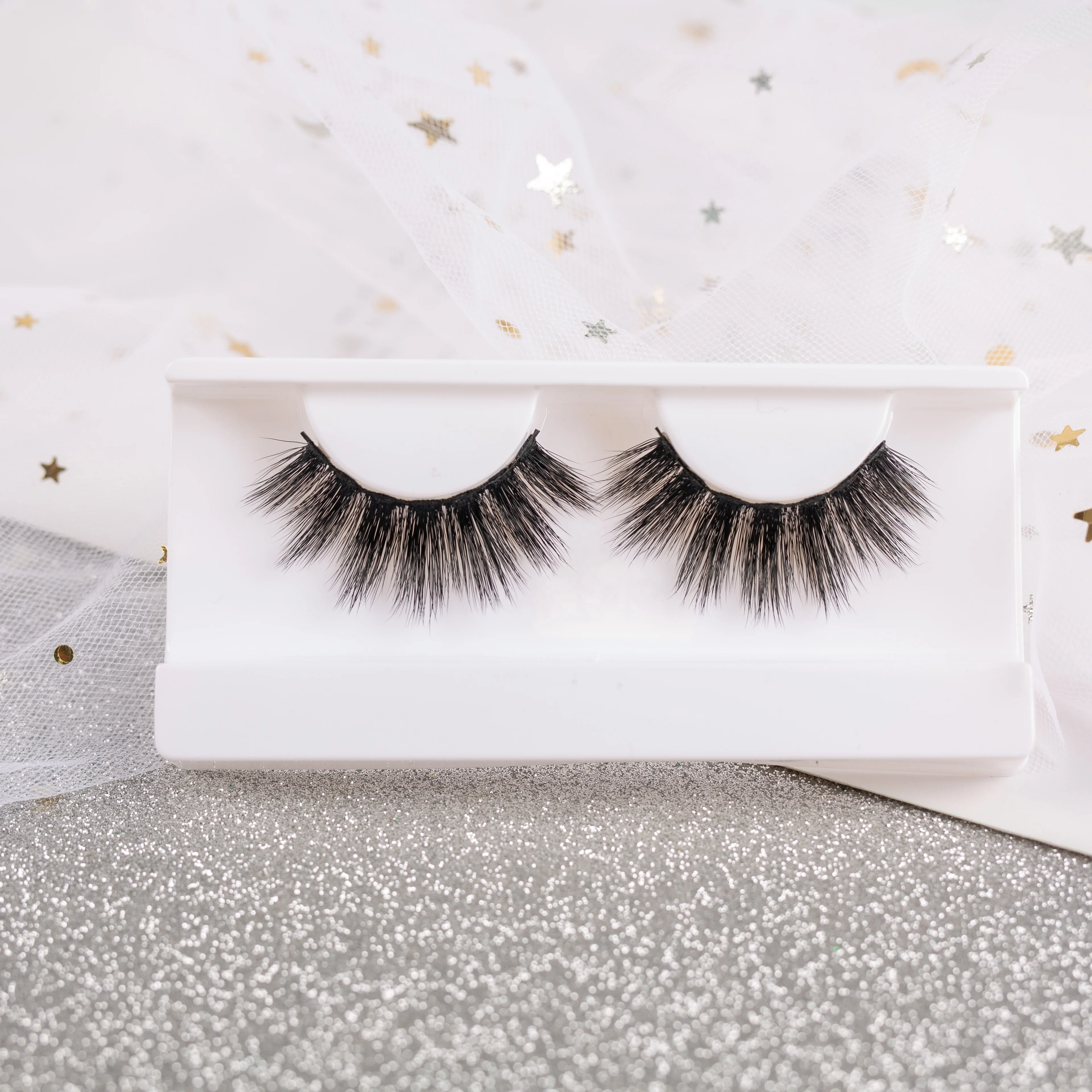 

2021 new arrivals wholesale private vendor Full Strip Lashes top quality fluffy 3d faux mink eyelashes