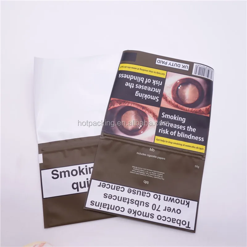 Tobacco Pouch With Ziplock Package / Smoking Tobacco Pouch Buy Hand
