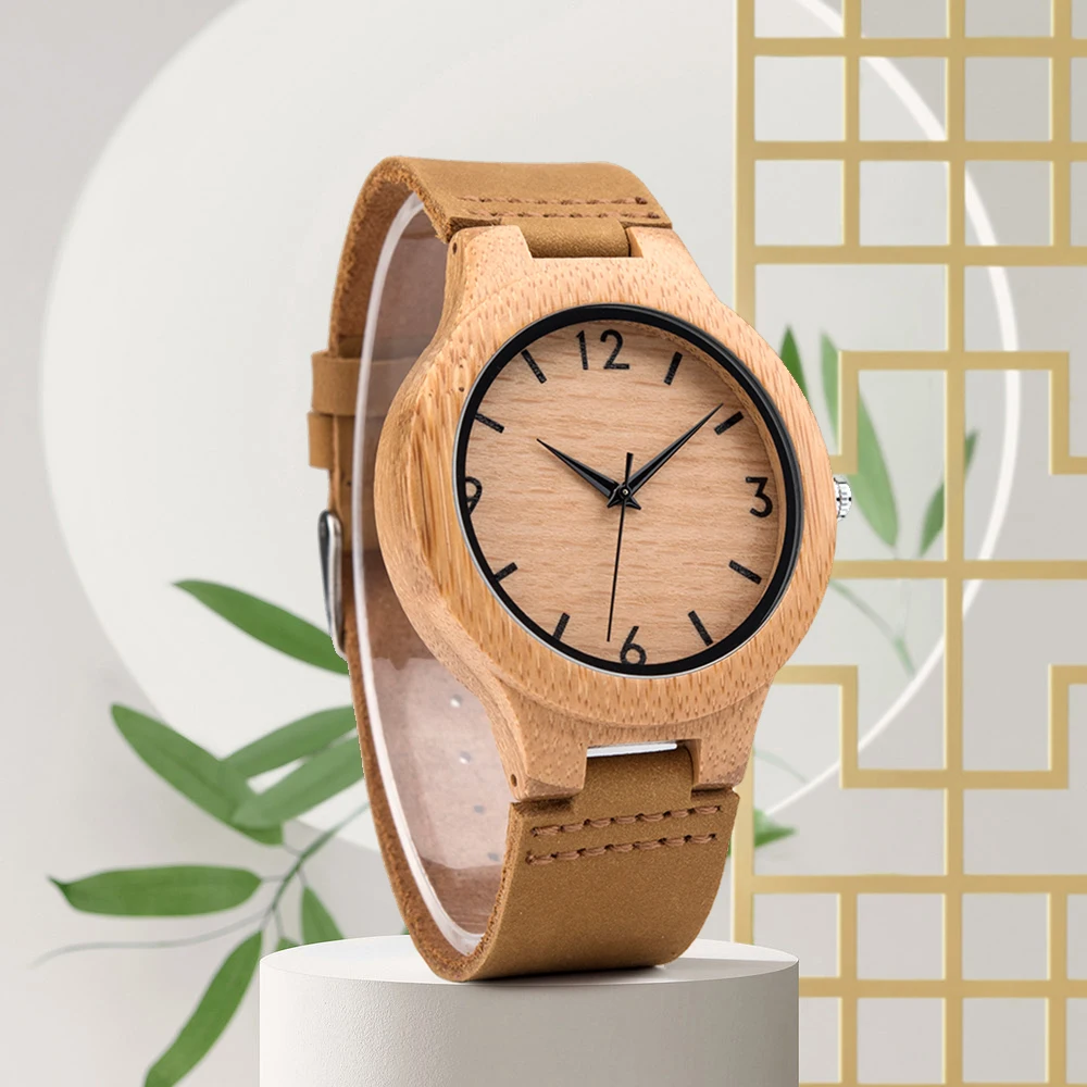 

Luxury Design Classic Low Moq Custom Oem Logo Digital Women Man Unisex Couples Single Wooden Stand Wristwatches Watches Box Case