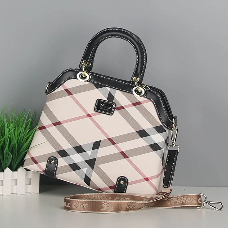 

Female Bag Handbag Restore Ancient Ways Bag Light Luxury Classic Style Ins Hot Mother Package Lady's Bag, Wine red,khaki,black,blue