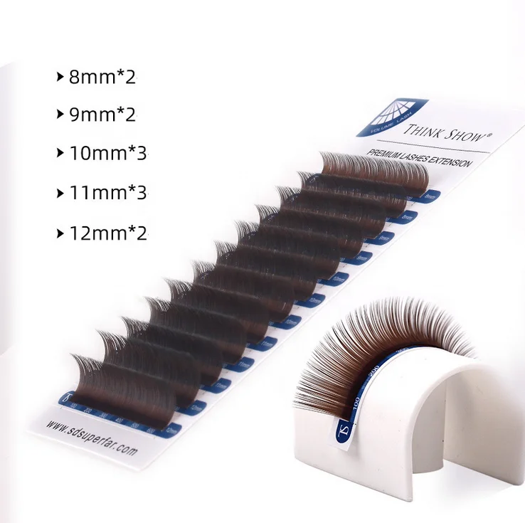 

Lashes wholesale vendor custom lash trays las supplies premium silk volume fluffy individual eyelash extension