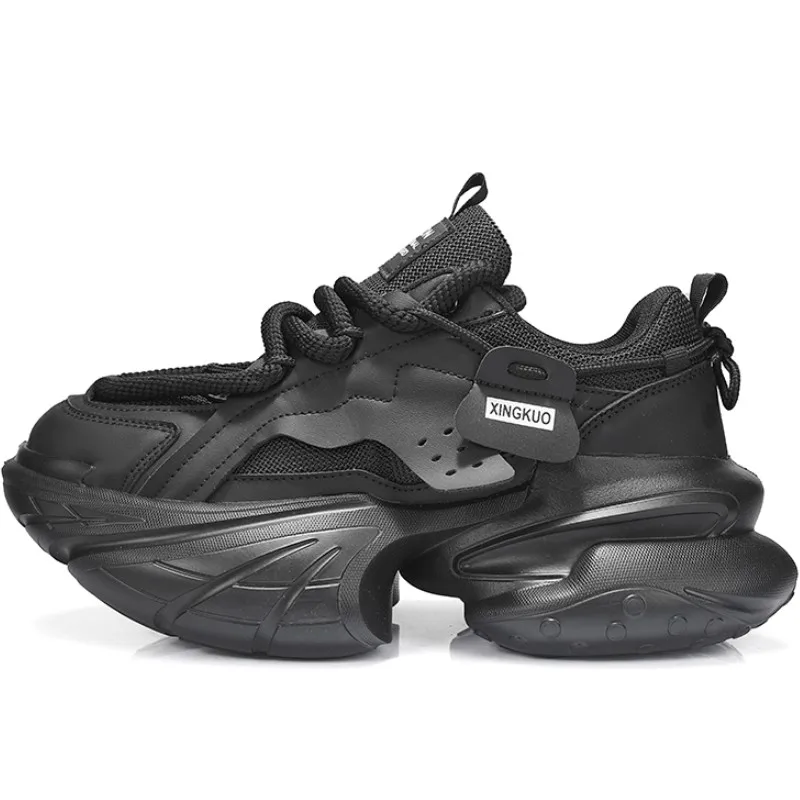 

Dropshipping Custom Logo Spaceship Design Thick Sole Casual Shoes Men Spaceship Chunky Sneakers for Men