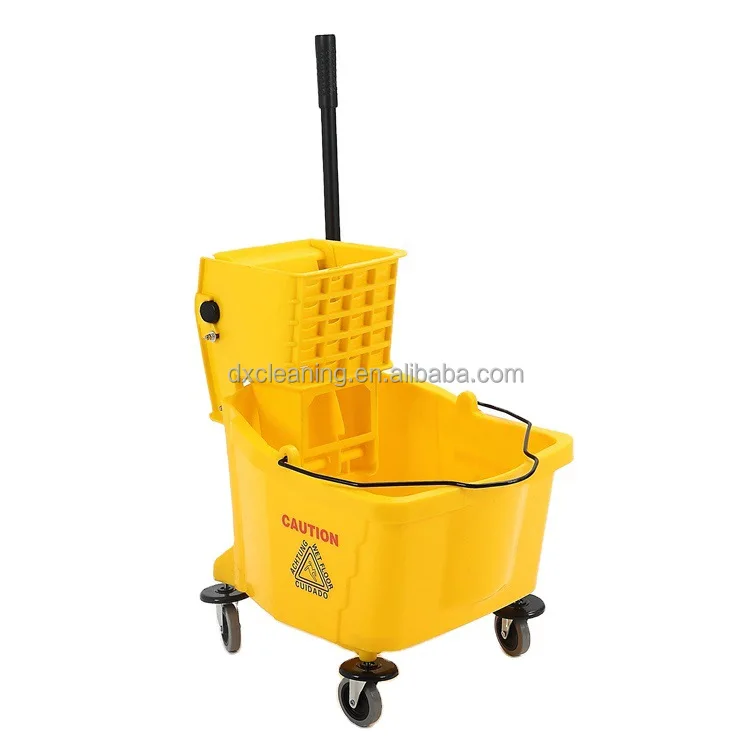 

Amazon Hot Sale Industrial Side Press Wringer Combo Mop Bucket Wringer Wheel