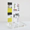 Display for cosmetic acrylic makeup display for skincare contour cosmetic display stand