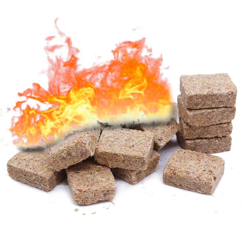 

Natural Charcoal Blocks Campfire Squares BBQ GAS Grill Fire Starter Cubes