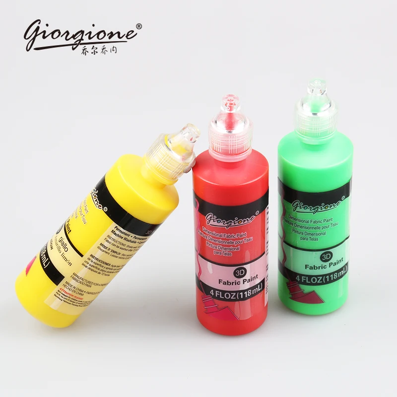 
Professinal Giorgione 118ml for 18colors 3D Fabric Paint Set For Artist Painting 