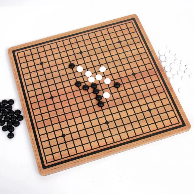 

Funny Educational Toy 2 in 1 Ludo Game Gomoku desktop board games