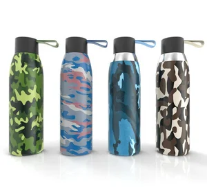 Image of Double Wall Vacuum Flask Insulation Stainless Steel Water bottle Summer Outdoor Sports